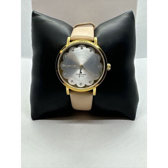 Kate Spade New York Metro 0586 Women\'s Beige Leather Strap Analog Watch JNA115 main image 11